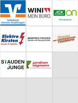 Logos der Internetsponsoren dieses Vereins